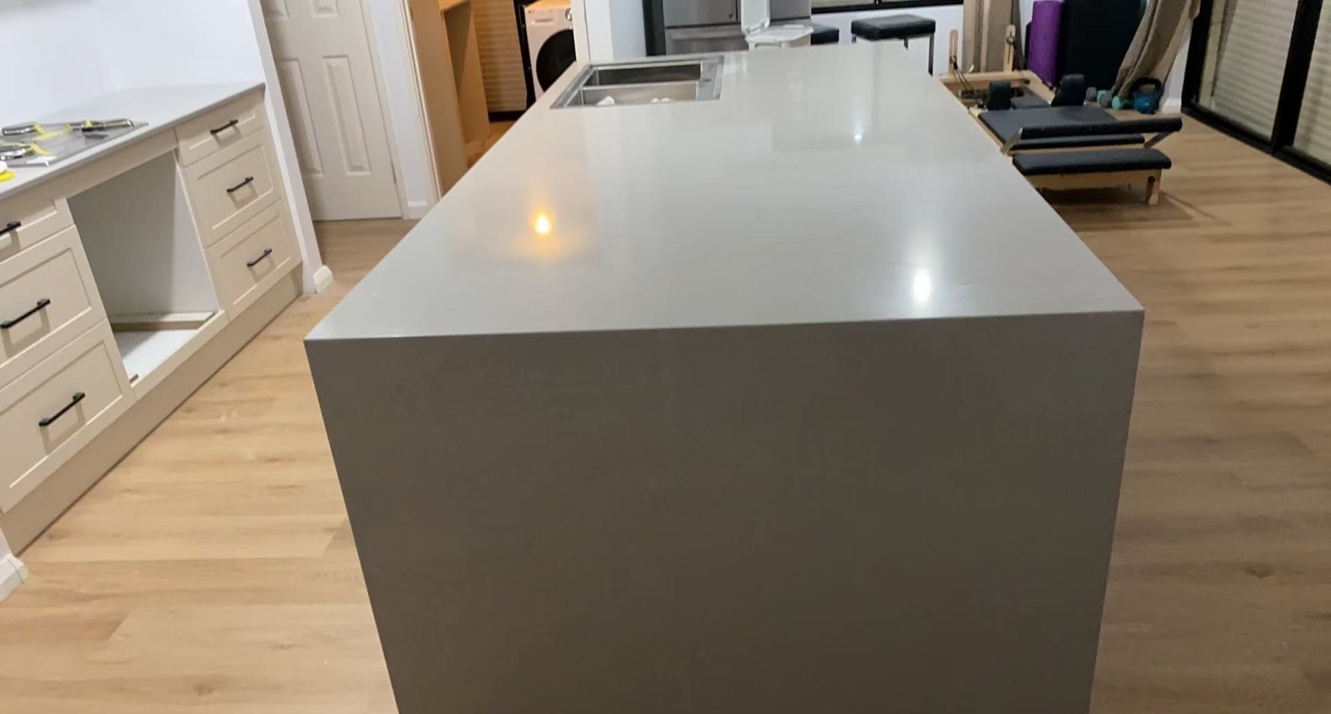 White Quartzite Countertop