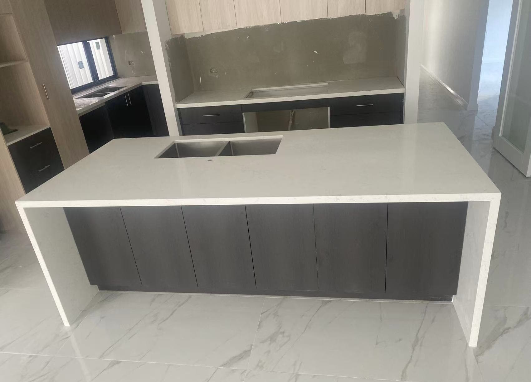 White Speckled Engineered Quartz