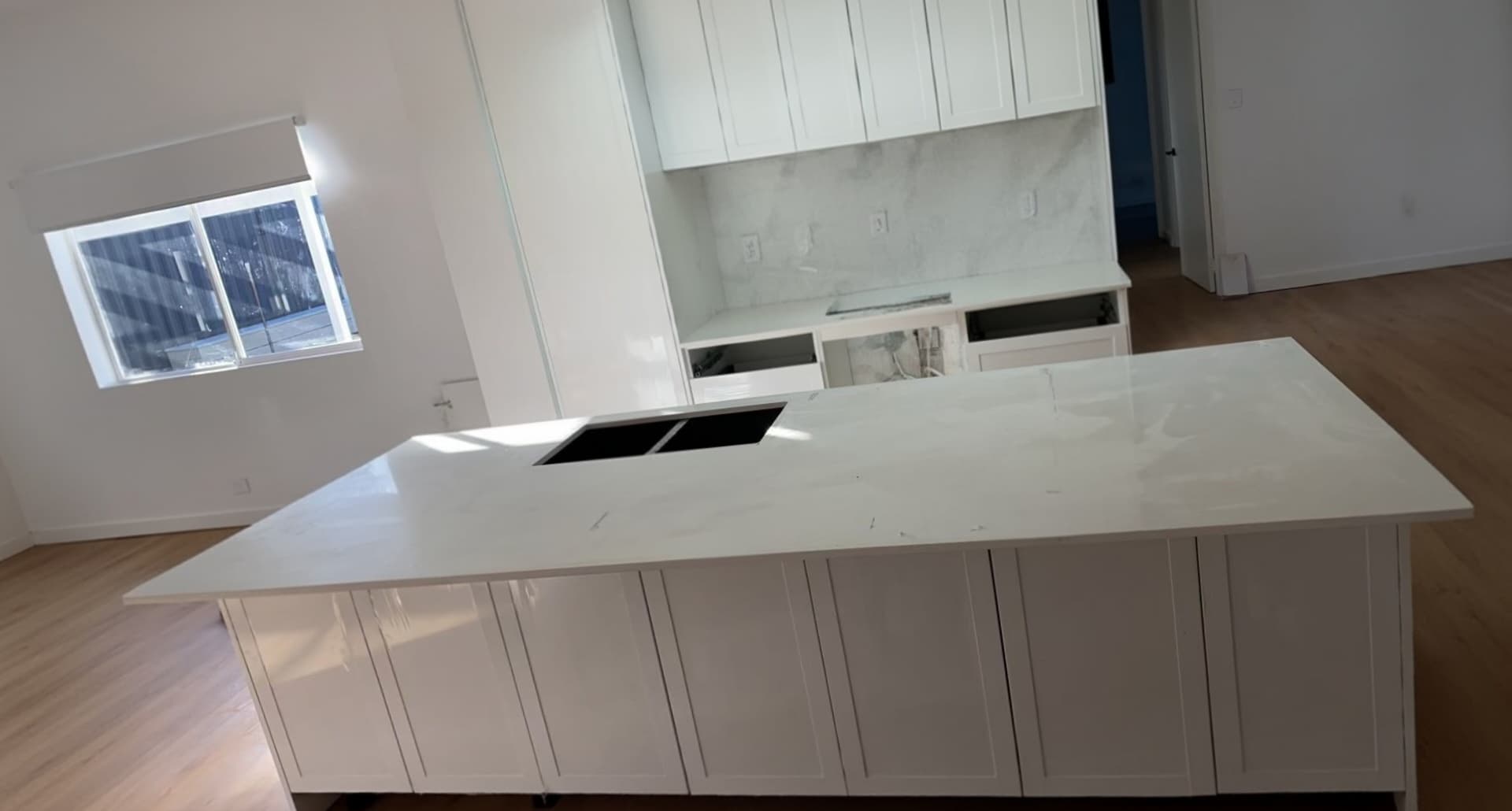 White Speckled Engineered Quartz