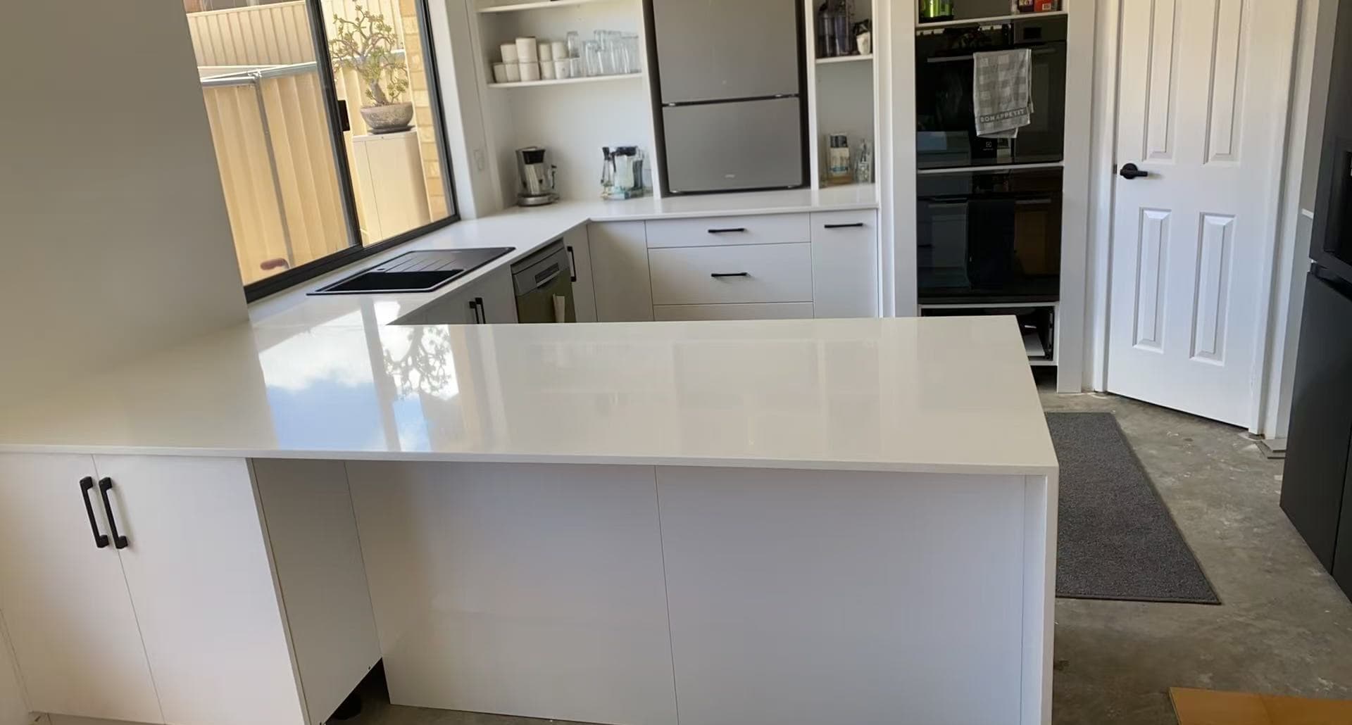 White Engineered Quartz