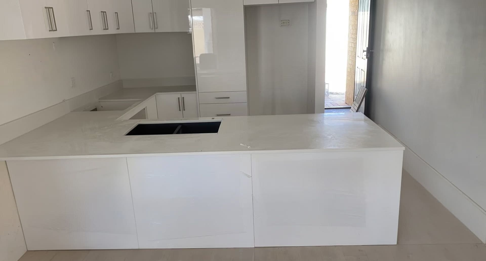 White Speckled Engineered Quartz