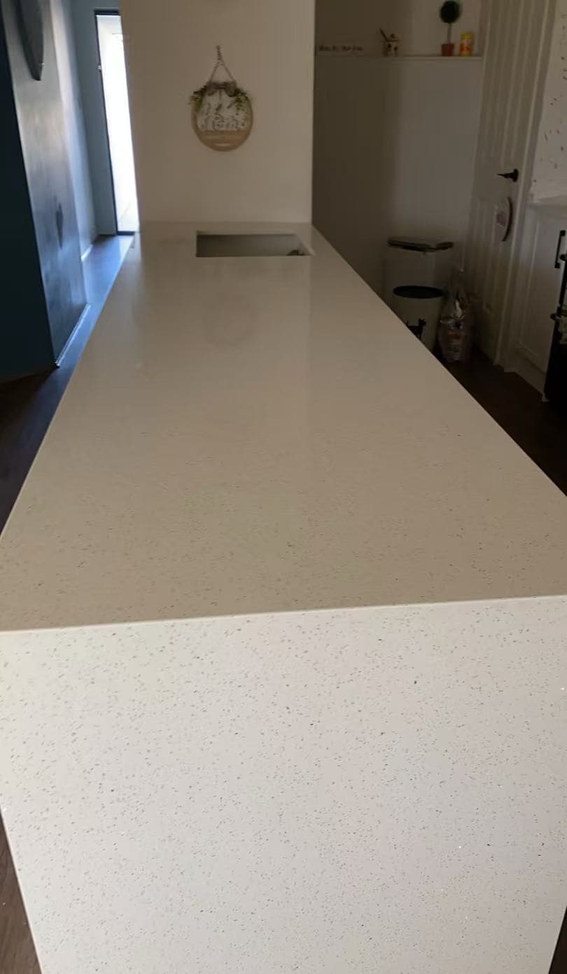 White Speckled Engineered Quartz